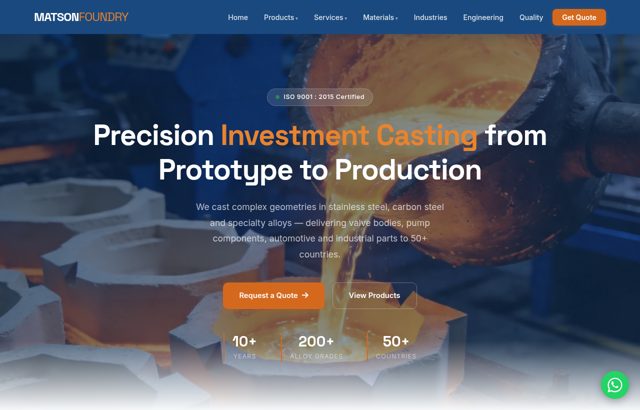 matsonfoundry 外贸独立站案例
