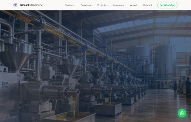 oilprocessingtech 外贸独立站案例